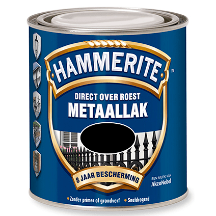 Hammerite metaallak hoogglans standblauw - 250ml