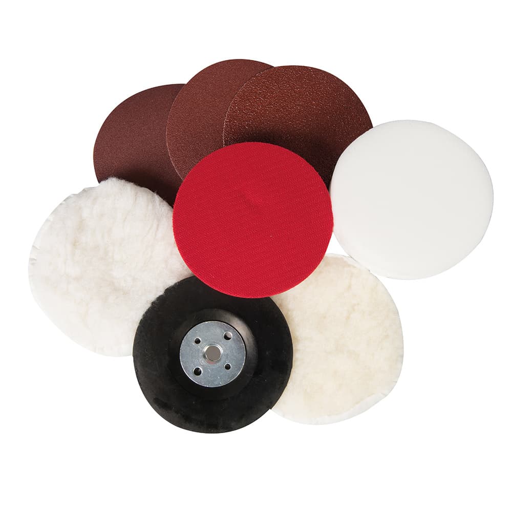 Silverline 8-delige schuur en polijst set 180mm thumbnail 3