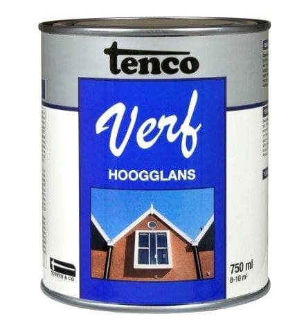 TencoVerf Dekkend Hoogglans Bruin - 0,75L