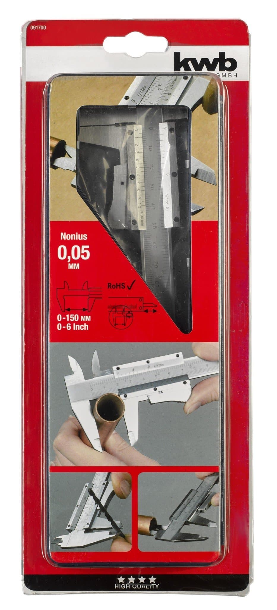 KWB Precisie-schuifmaat RVS blank thumbnail 2