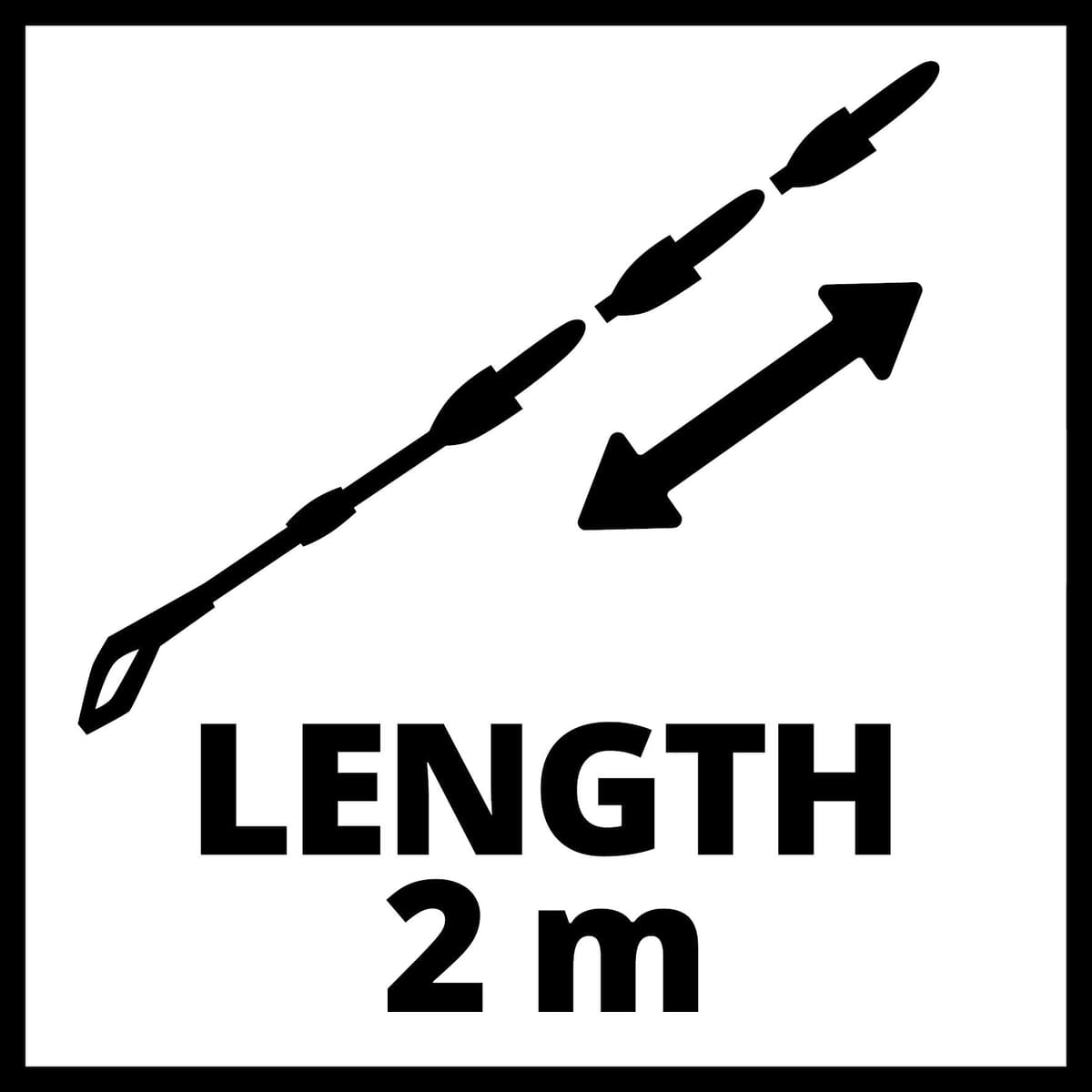 Einhell Verlenglans 2m Metaal - 5-delig thumbnail 2