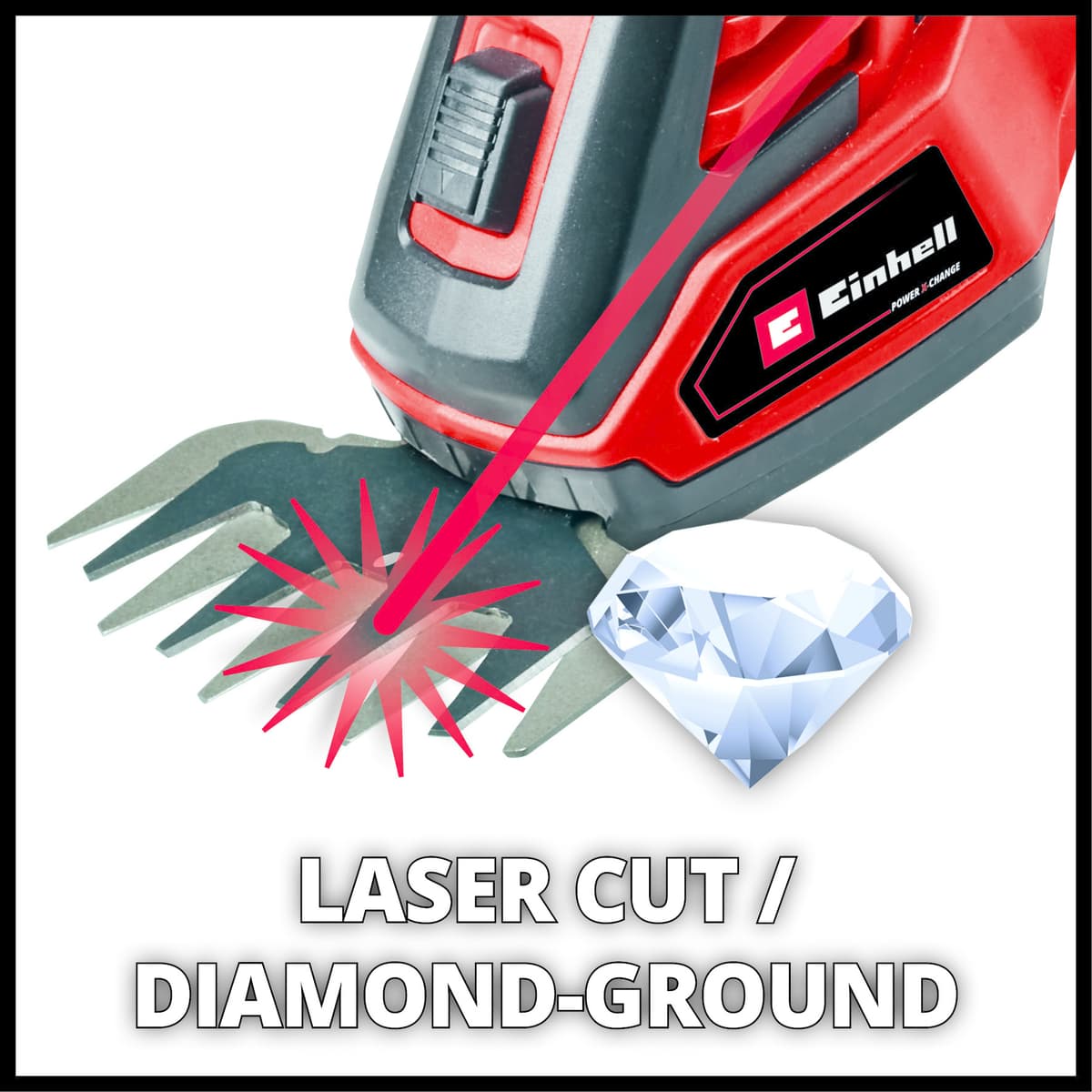 Einhell GE-CG 18/100 Li SOLO Accu Gras- en Heggenschaar thumbnail 4