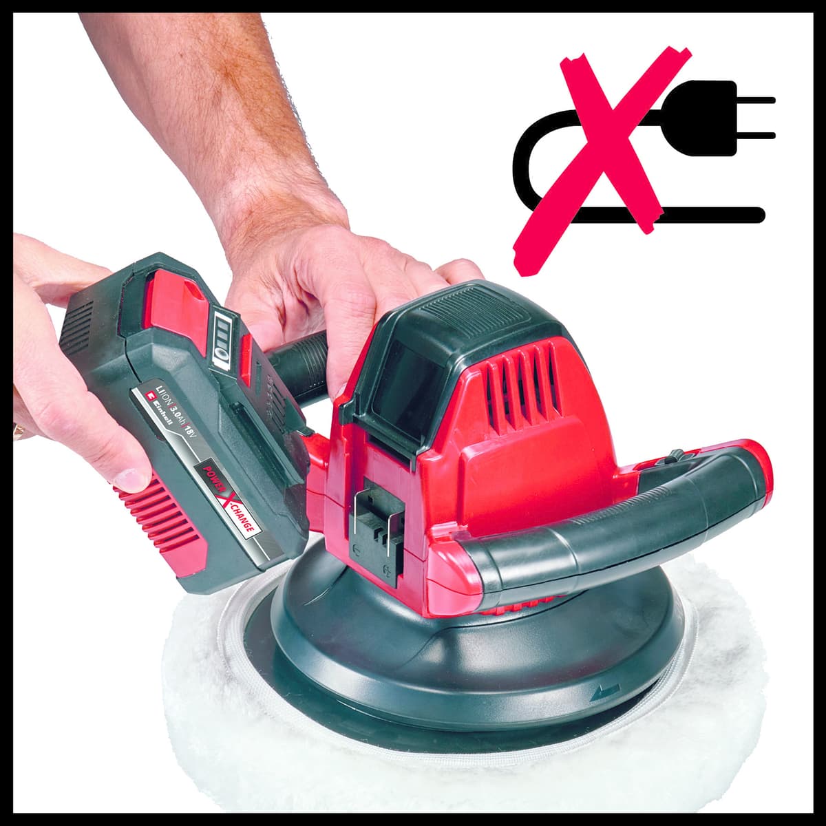 Einhell CE-CB 18/254 Li Solo Accu Polijstmachine thumbnail 8