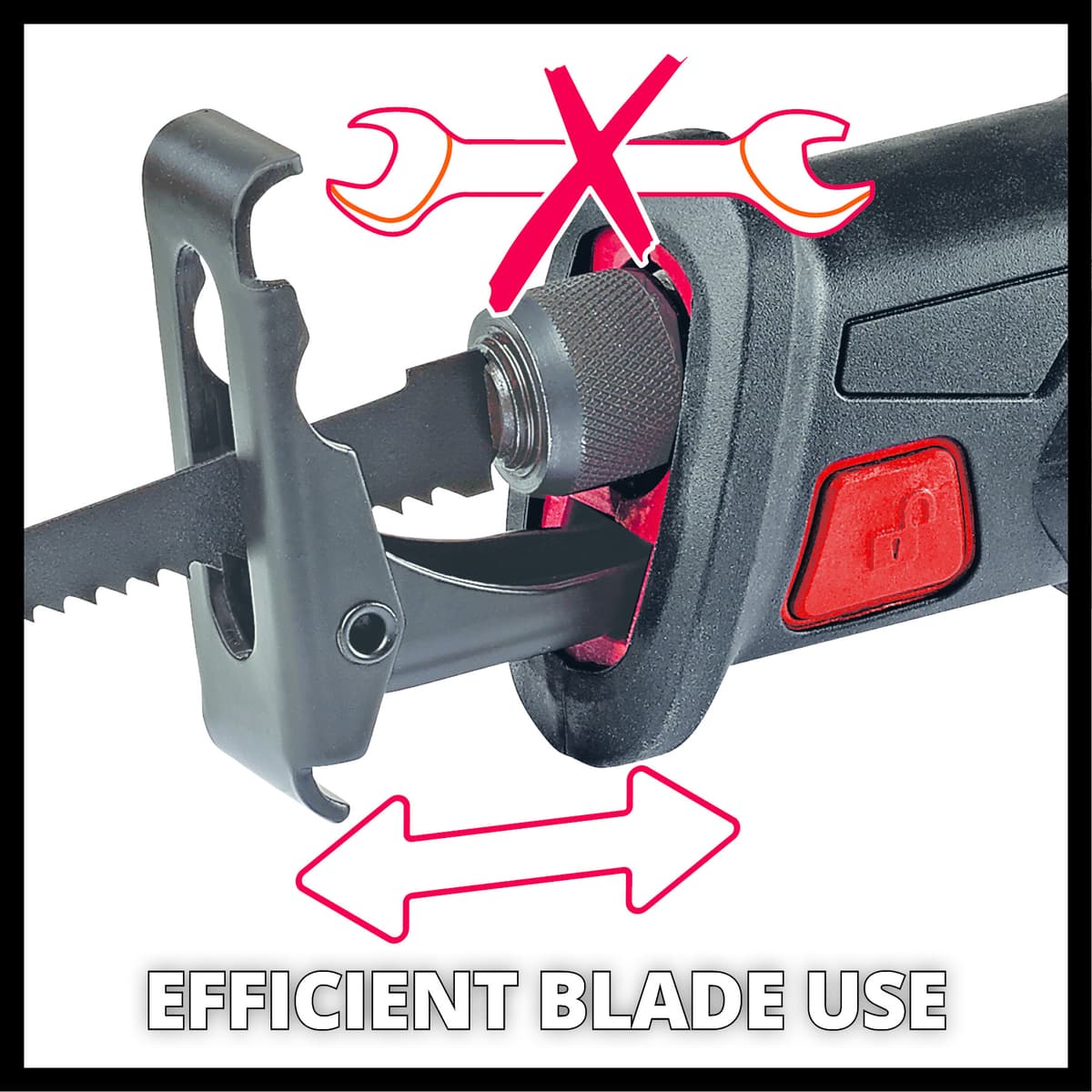 Einhell TE-AP 18/22 Li-Solo Accu Reciprozaag thumbnail 6