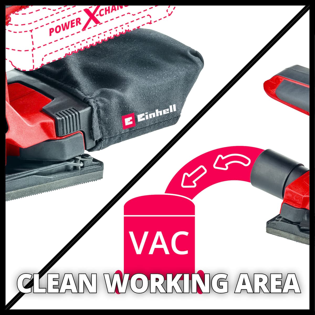 Einhell TC-OS 18/187 Li Solo Accu Vlakschuurmachine thumbnail 8