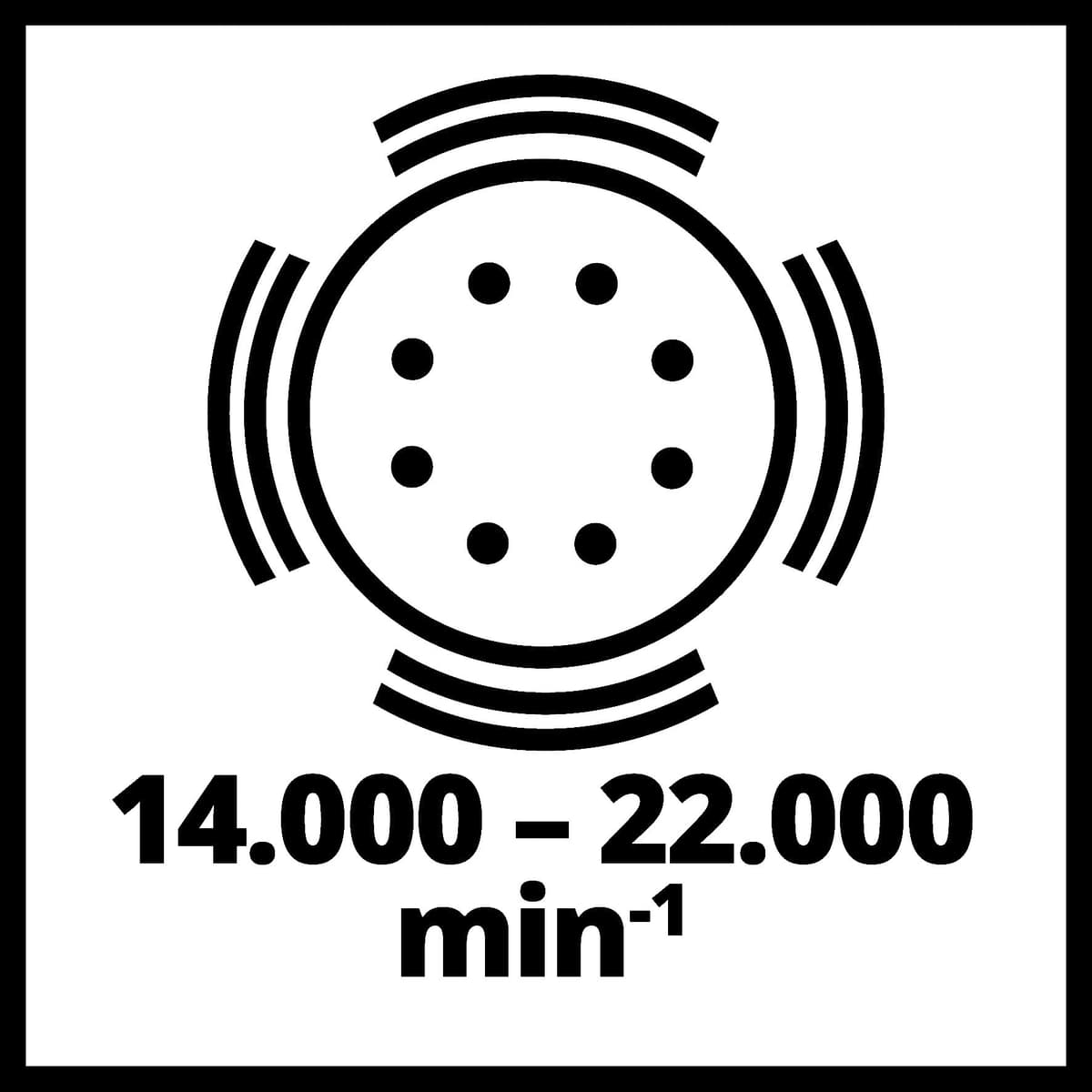 Einhell TE-RS 18 Li SOLO E Accu Excentrische Schuurmachine thumbnail 4