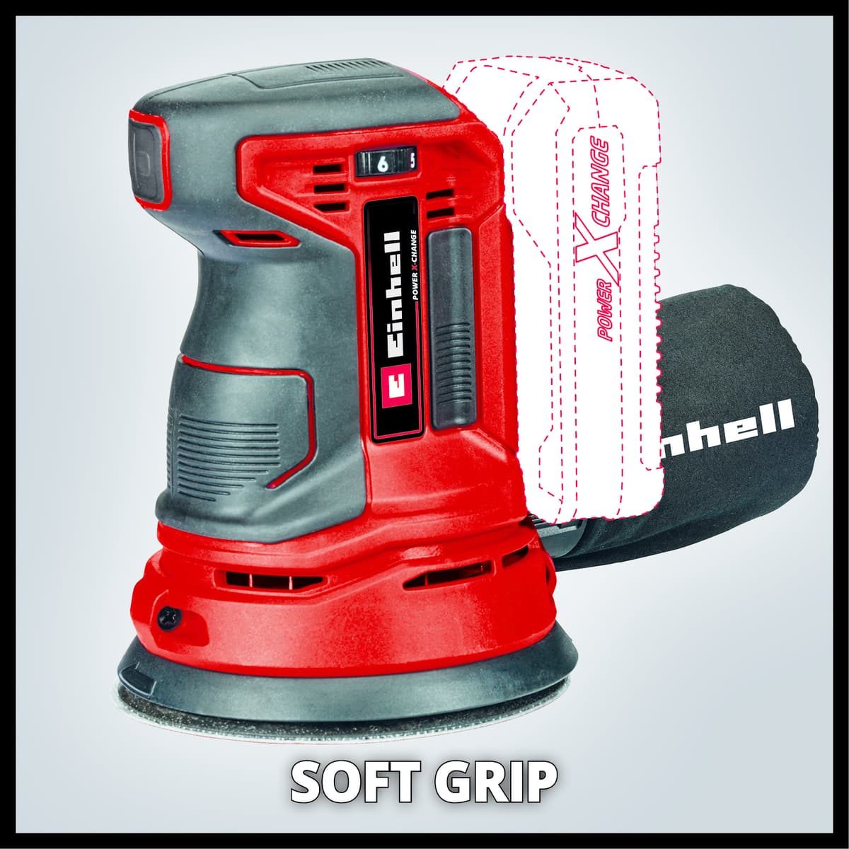 Einhell TE-RS 18 Li SOLO E Accu Excentrische Schuurmachine thumbnail 7