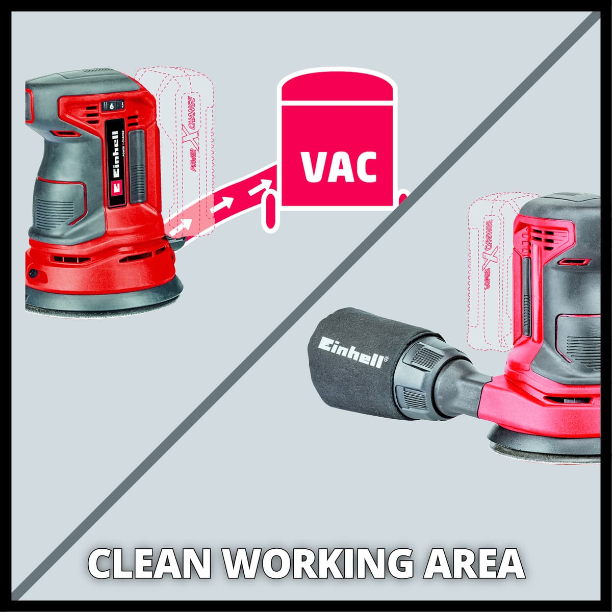 Einhell TE-RS 18 Li SOLO E Accu Excentrische Schuurmachine thumbnail 9