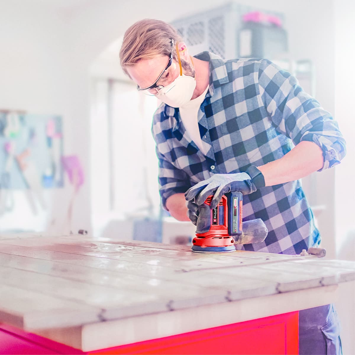 Einhell TE-RS 18 Li SOLO E Accu Excentrische Schuurmachine thumbnail 11