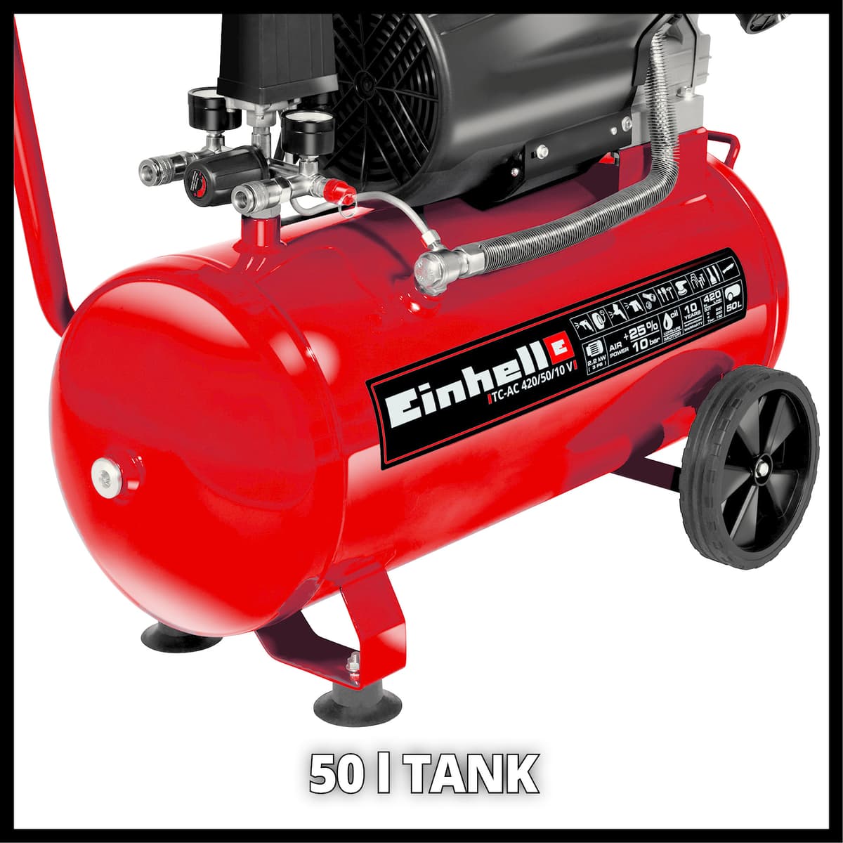 Einhell TC-AC 420/50/10V Compressor thumbnail 4