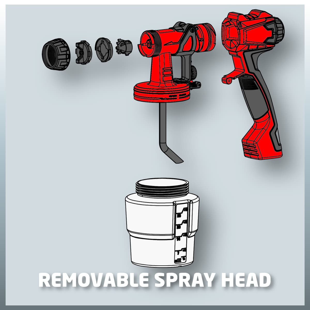 Einhell TC-SY 700 S Verfspuitsysteem thumbnail 4