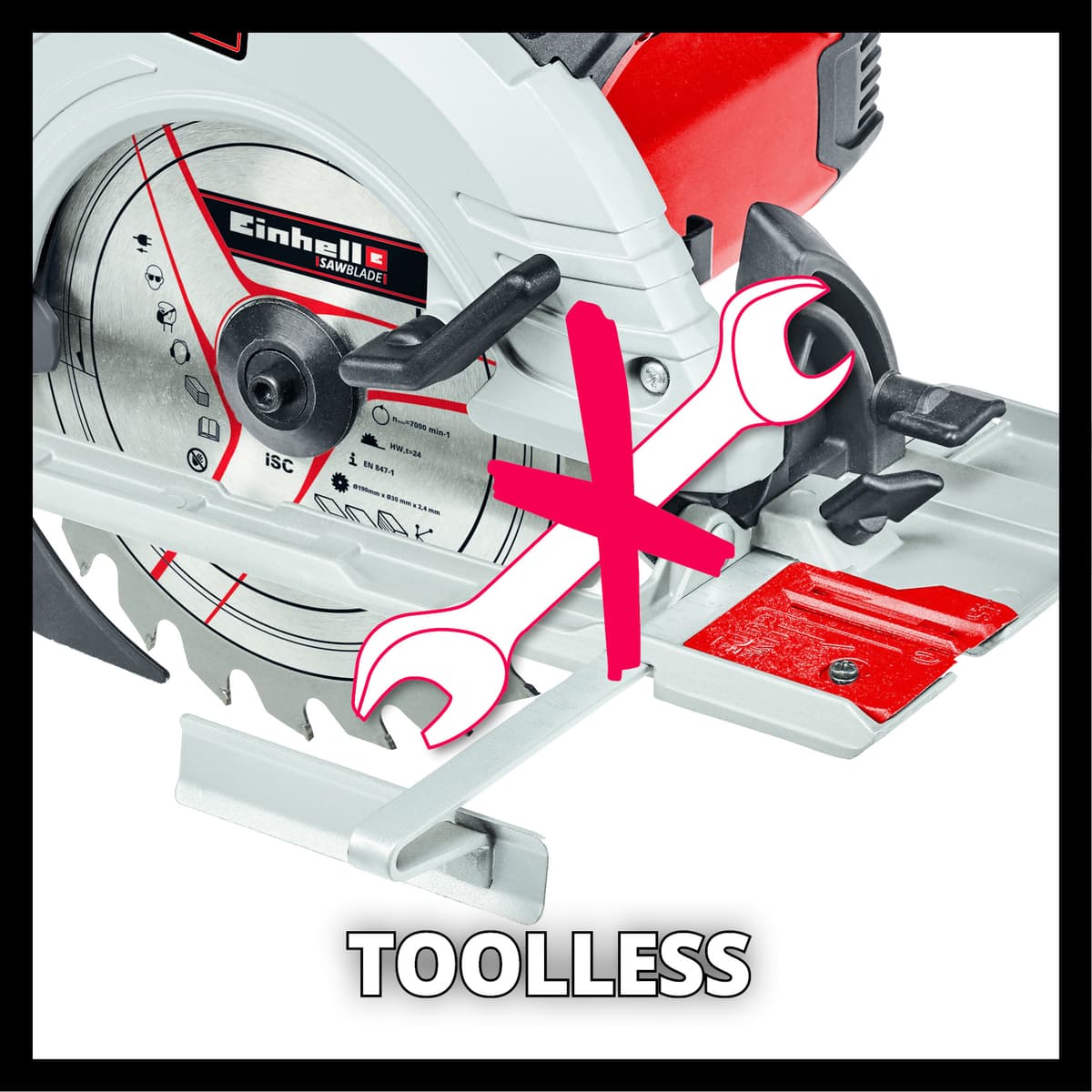 Einhell TE-CS 190/1 handcirkelzaag thumbnail 3