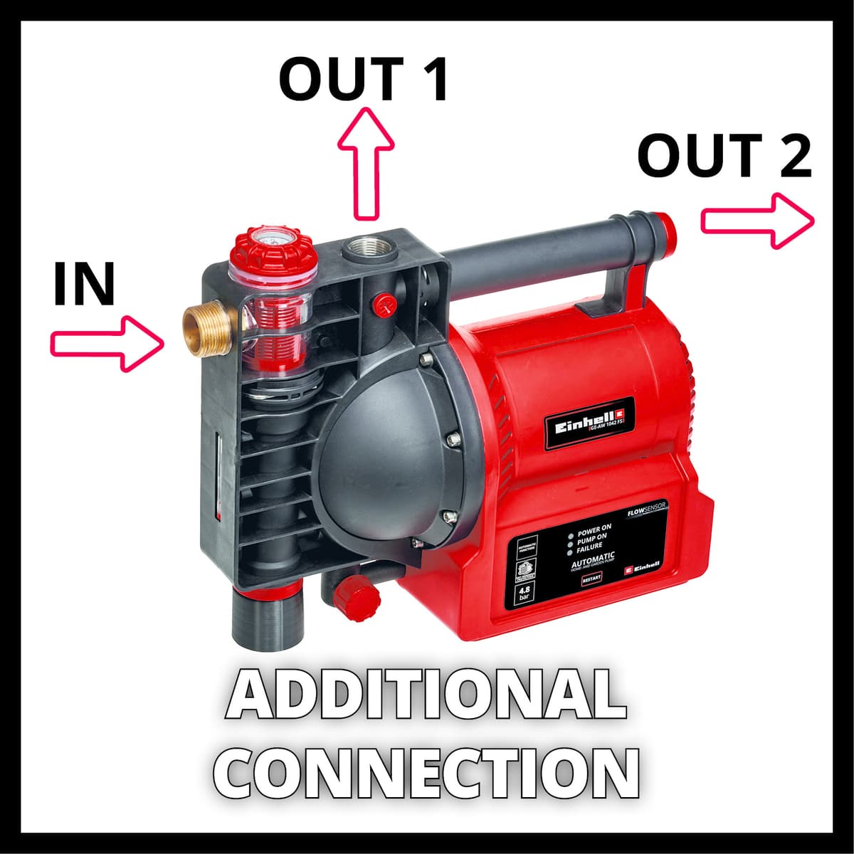 Einhell GE-AW 1042 FS Automatische Tuinpomp thumbnail 10