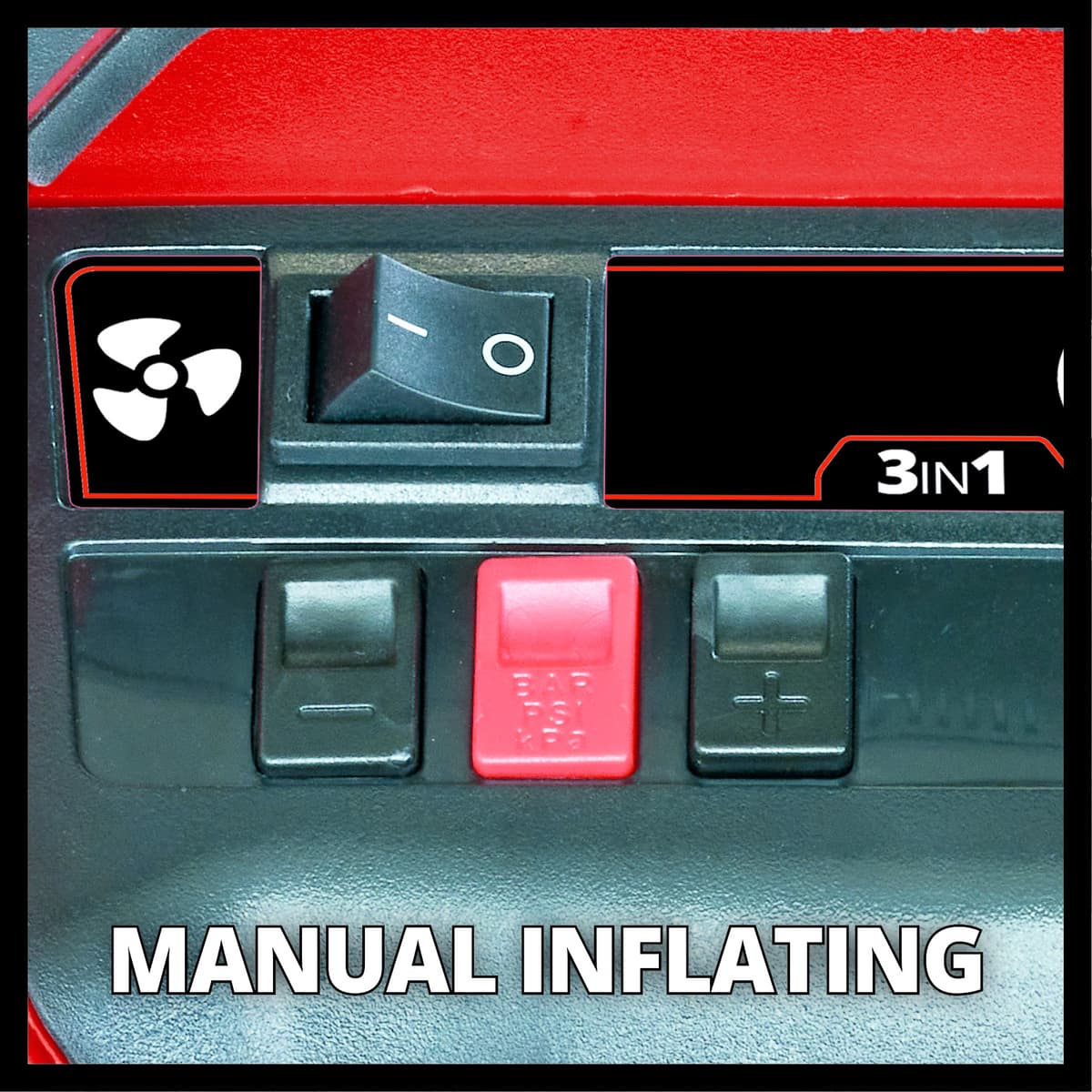 Einhell PRESSITO 18/21 Accu Compressor– 18V – Hoge&Lage Druk– Zonder Accu thumbnail 6