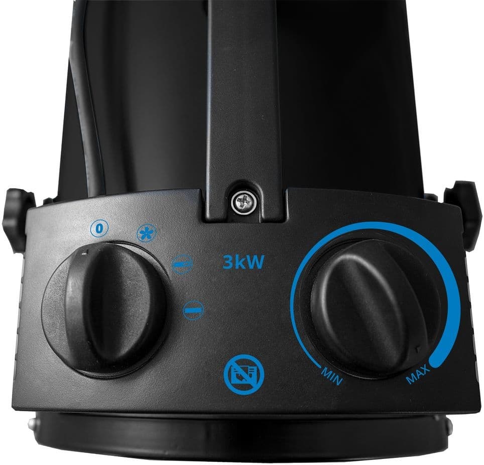 Güde Elektrische Kachel GEH 3000 – 3 kW – Ventilatorkachel – IPX4 thumbnail 4