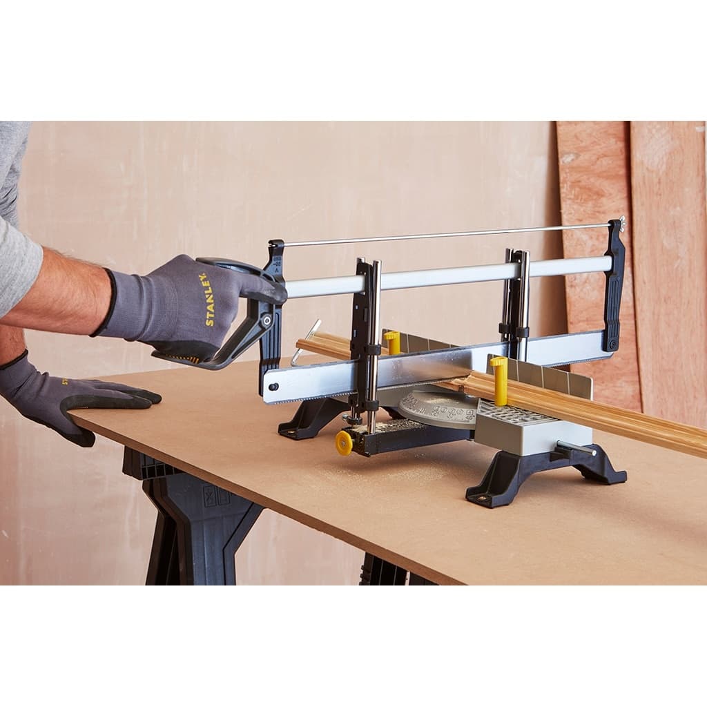 Stanley Verstekzaagmachine Metaal 560 mm– Precisie Zaag voor Hout, Kunststof en Aluminium thumbnail 8