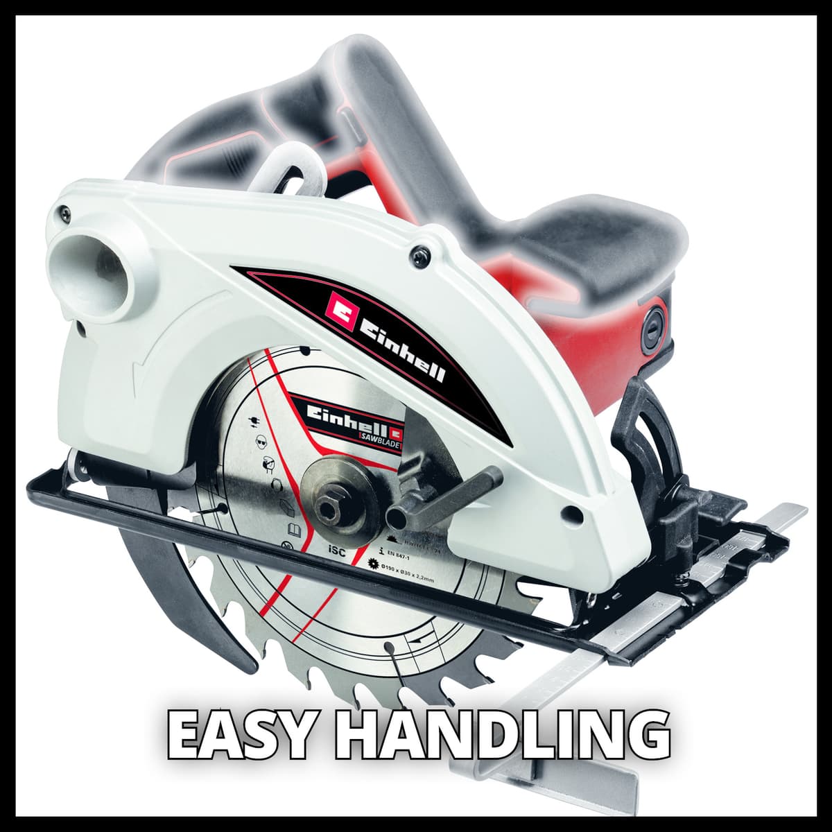 Einhell TC-CS 1410 Handcirkelzaag– 1410W – 190mm – 67mm Zaagdiepte – Inclusief Zaagblad thumbnail 6