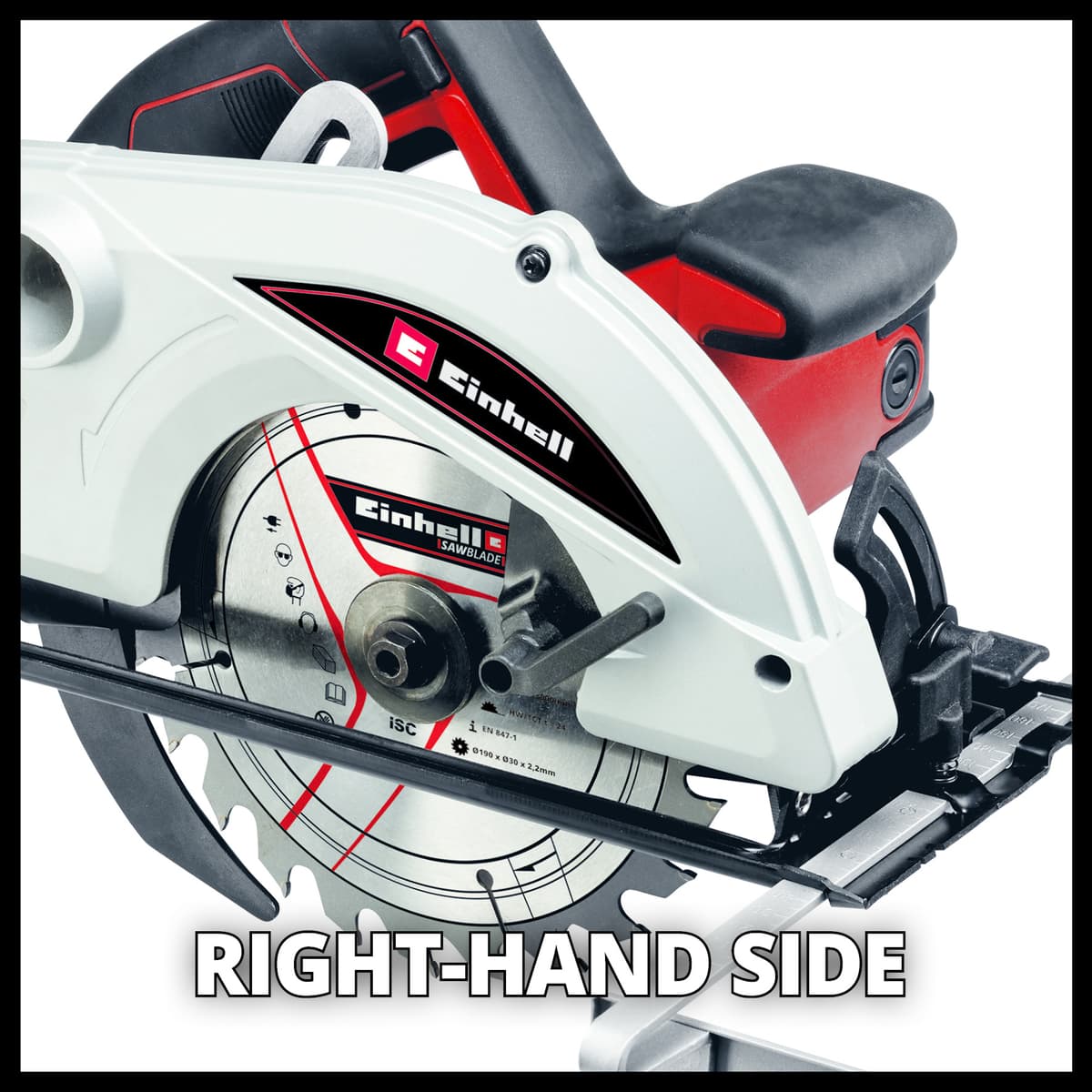 Einhell TC-CS 1410 Handcirkelzaag– 1410W – 190mm – 67mm Zaagdiepte – Inclusief Zaagblad thumbnail 7