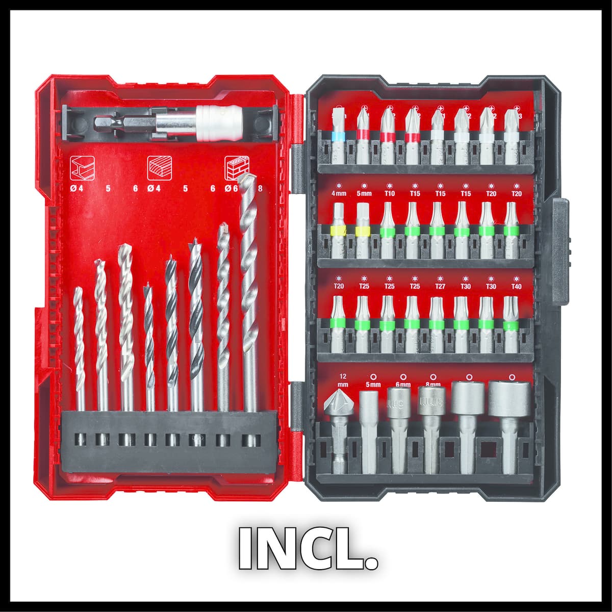 Einhell TP-CD 18/60 Li-i BL Kit Accu klopboor-/Schroefmachine + Bitset thumbnail 4