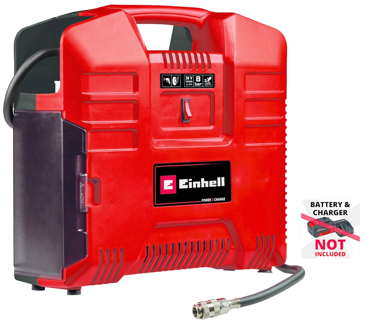 Einhell TE-AC 36/8 Li OF Set Solo Accu Compressor 36V thumbnail 5