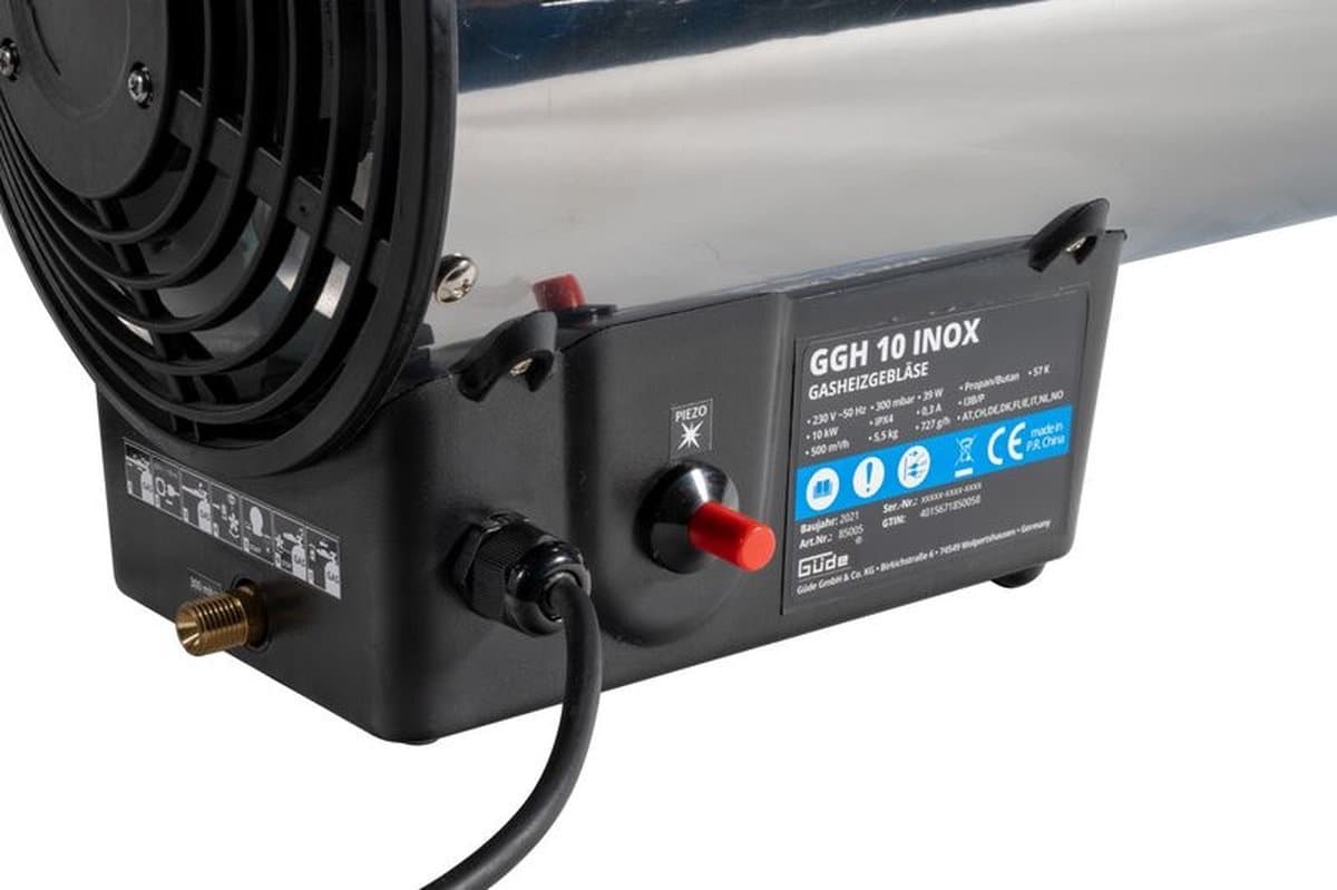 Güde Heteluchtkanon GGH 10 INOX - 10kW thumbnail 5