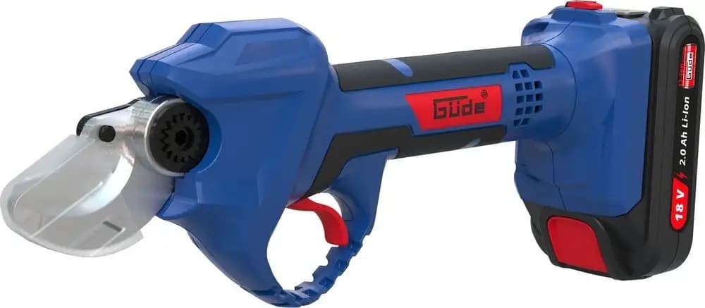 Güde accu snoeischaar ASC 18-201-05 K in koffer met accu en lader thumbnail 3