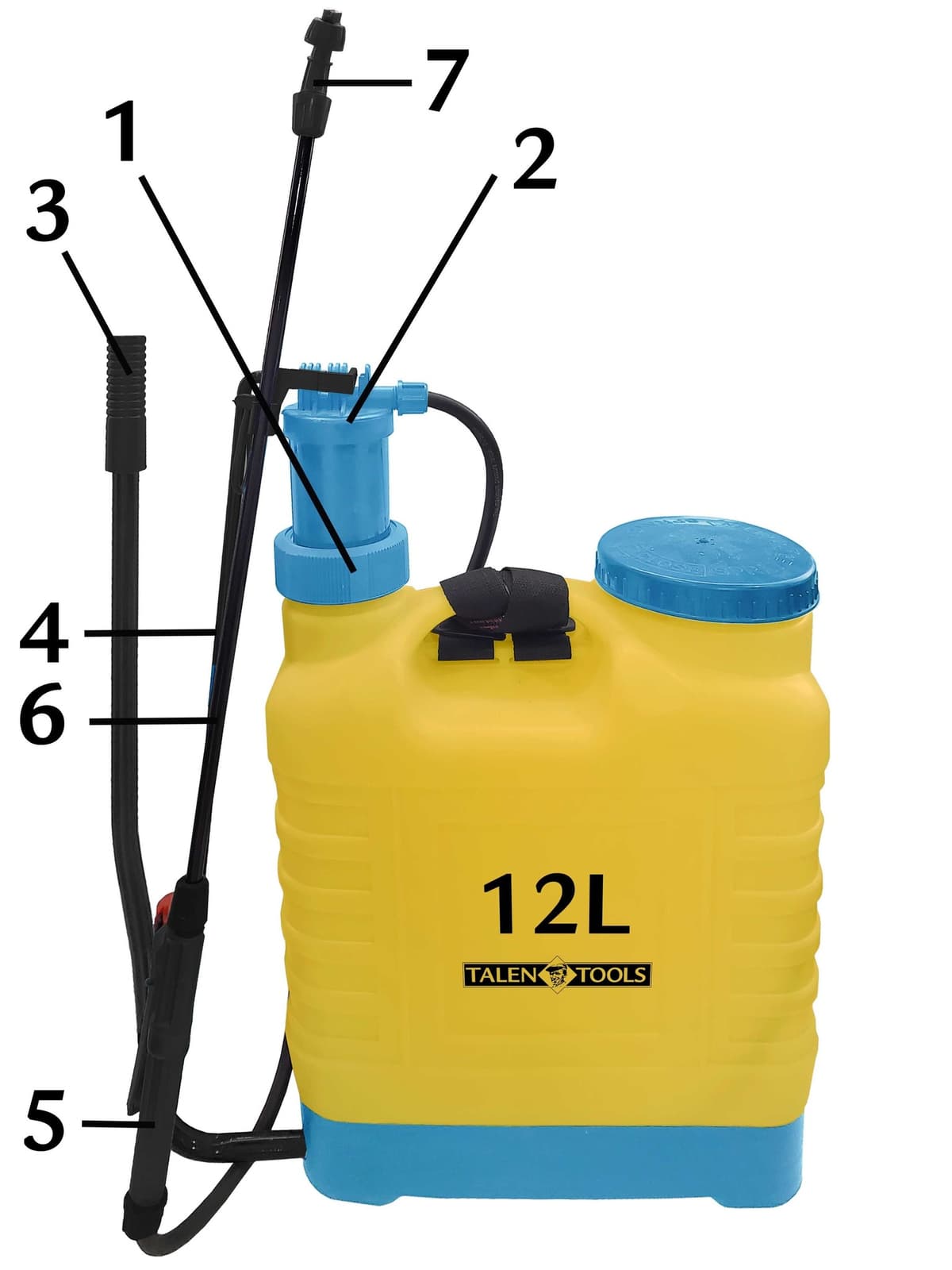 Talen&Tools Rugspuit 12 liter prof thumbnail 2