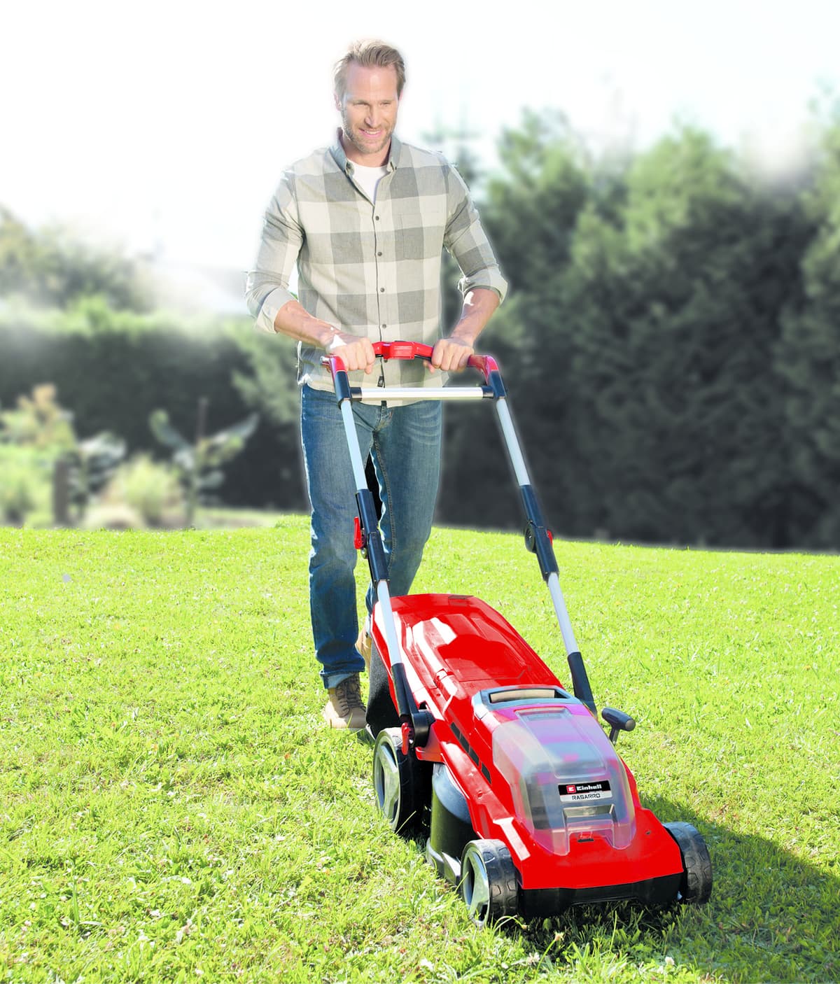 Einhell RASARRO 36/36 Li Kit (2x3,0Ah Plus) Accu grasmaaier thumbnail 2