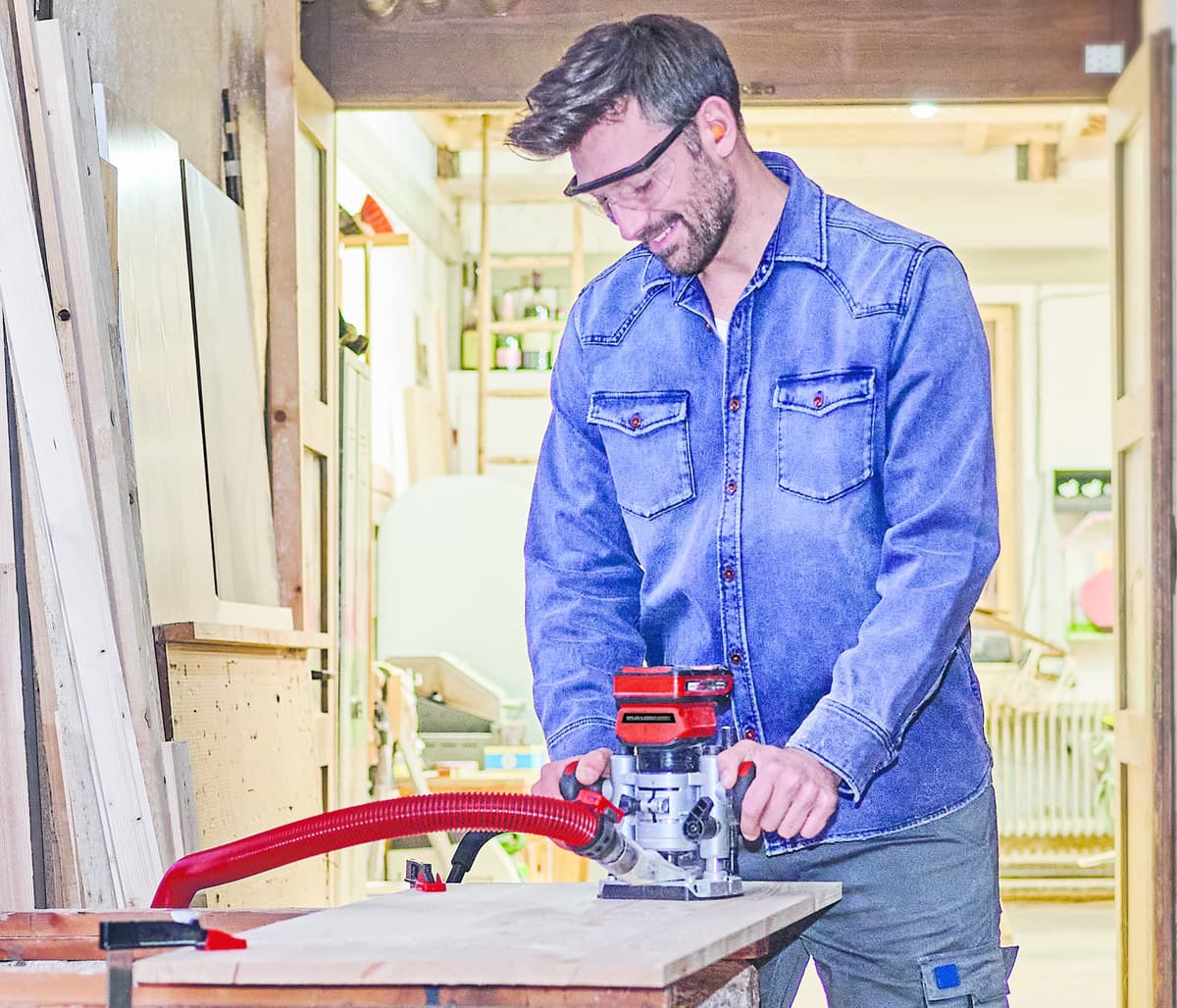 Einhell Accu Kantenfrees&Bovenfrees TP-RO 18 Set Li BL Solo thumbnail 2