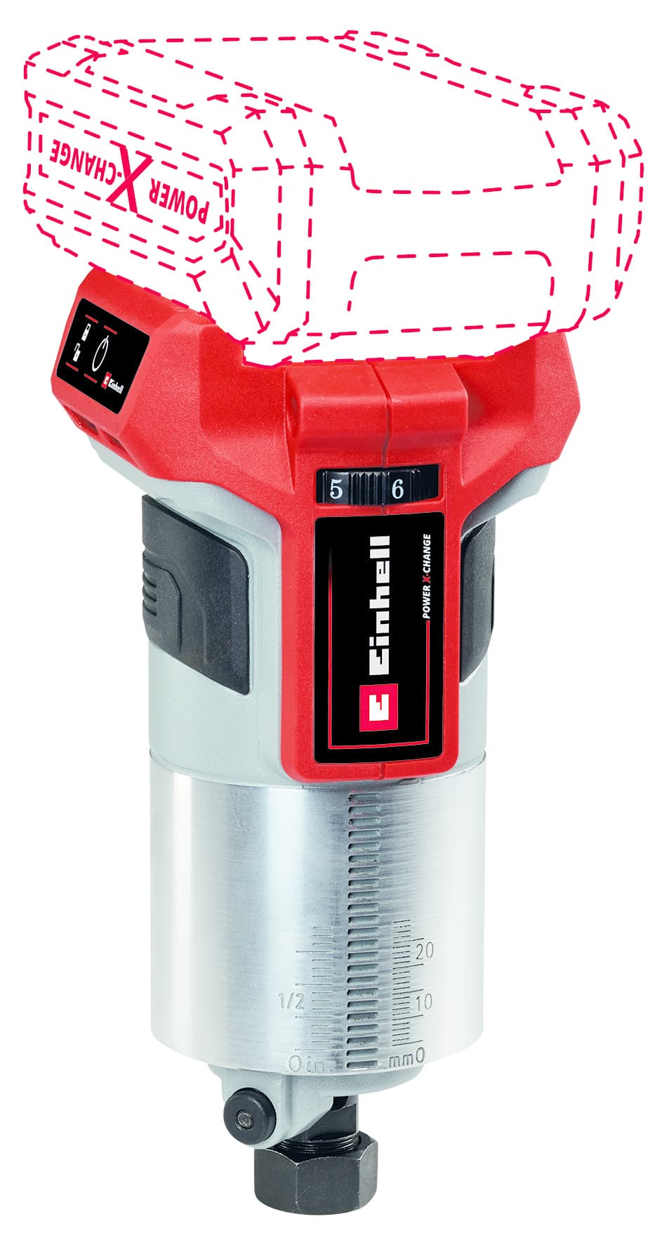 Einhell Accu Kantenfrees&Bovenfrees TP-RO 18 Set Li BL Solo thumbnail 7