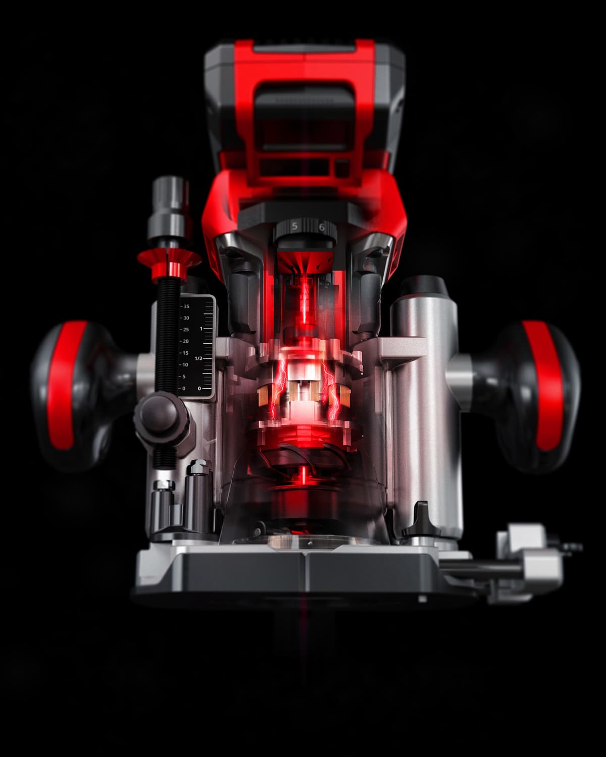 Einhell Accu Kantenfrees&Bovenfrees TP-RO 18 Set Li BL Solo thumbnail 11