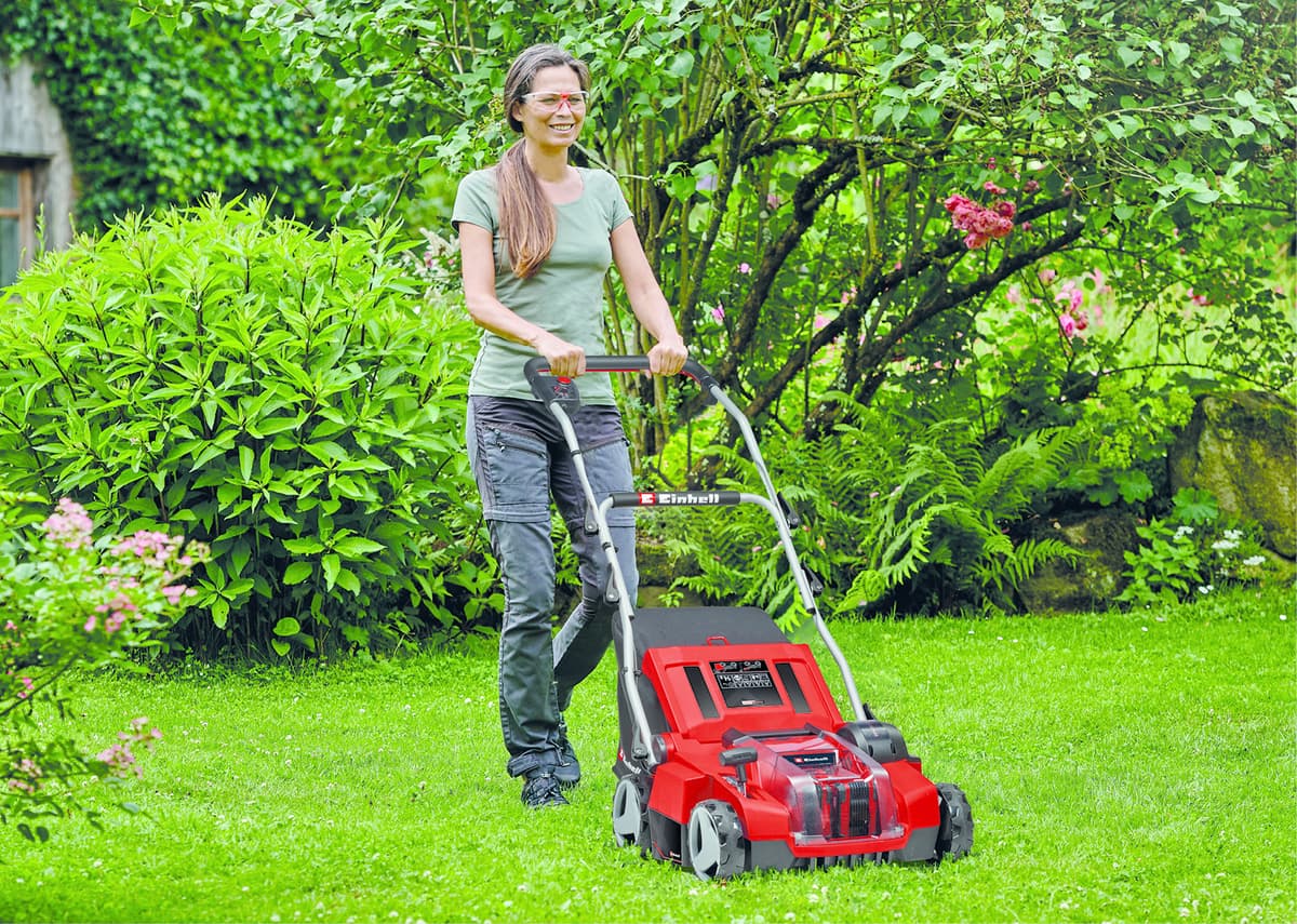 Einhell GE-SA 36/35 Li-Solo Accu Verticuteermachine&beluchter 35cm breed. thumbnail 10