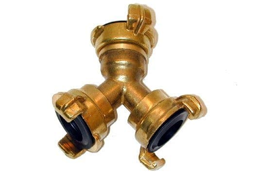 3 Weg verdeelstuk Messing Hendrik Jan