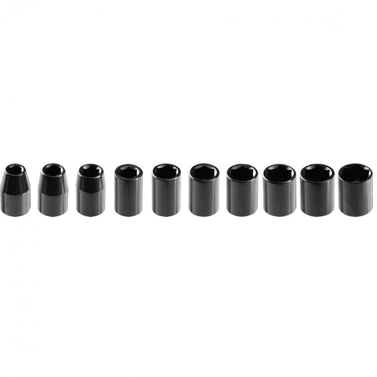 NEO Krachtdoppenset 10-delig 1/2"– Kort 10-24 mm | Professioneel