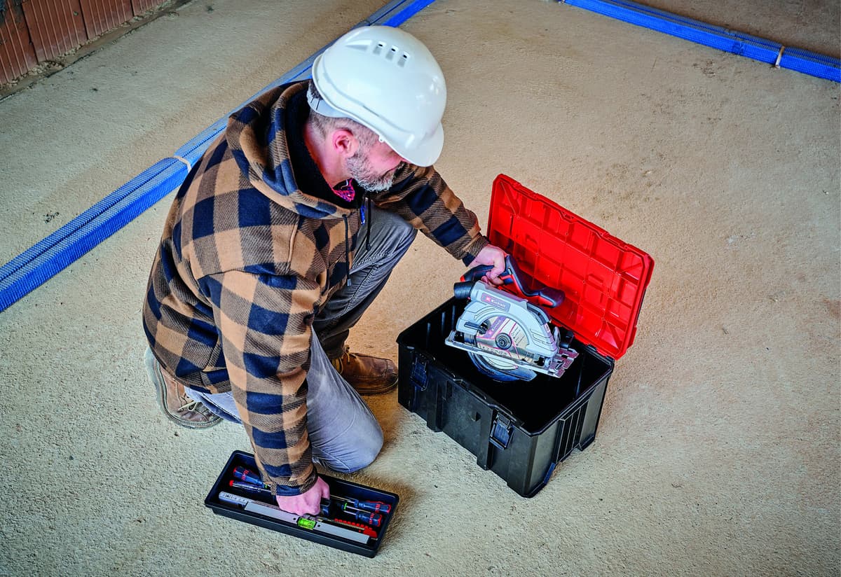 Einhell Systeemkoffer E-Case M - Incl. Inzetbak voor handgereedschap thumbnail 6