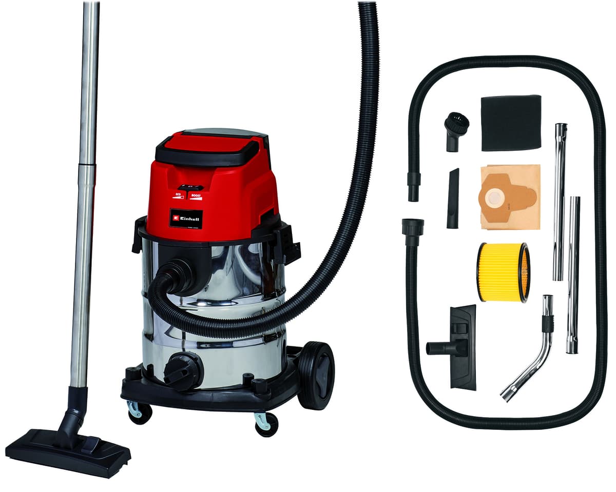 Einhell TE-VC 36/25 Li S Solo - Accu Nat-/Droogzuiger - Power X-Change - Excl. accu&lader
