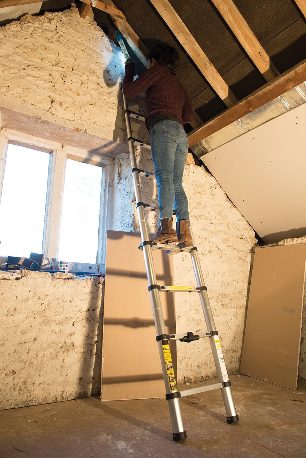 Silverline Telescopische ladder, 2,6 m1 thumbnail 4