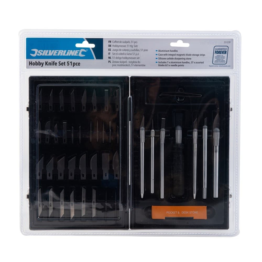 Silverline Hobby Knife Set 51-delig thumbnail 3