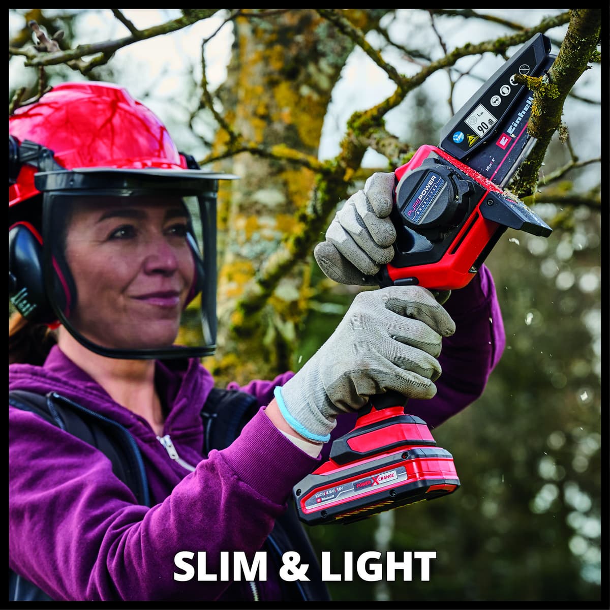 Einhell GE-PS 18/15 Li BL Solo - Accu Mini Kettingzaag thumbnail 4