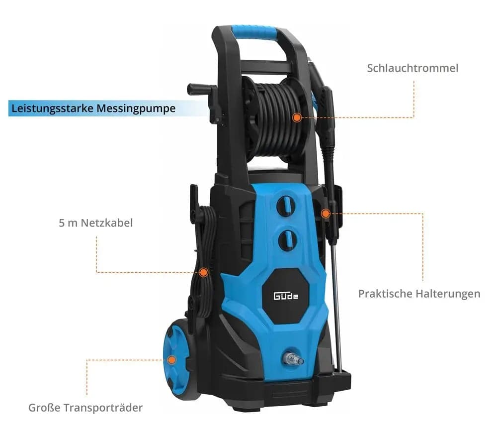 Güde Hogedrukreiniger GHD 3200-225 - 225BAR thumbnail 3