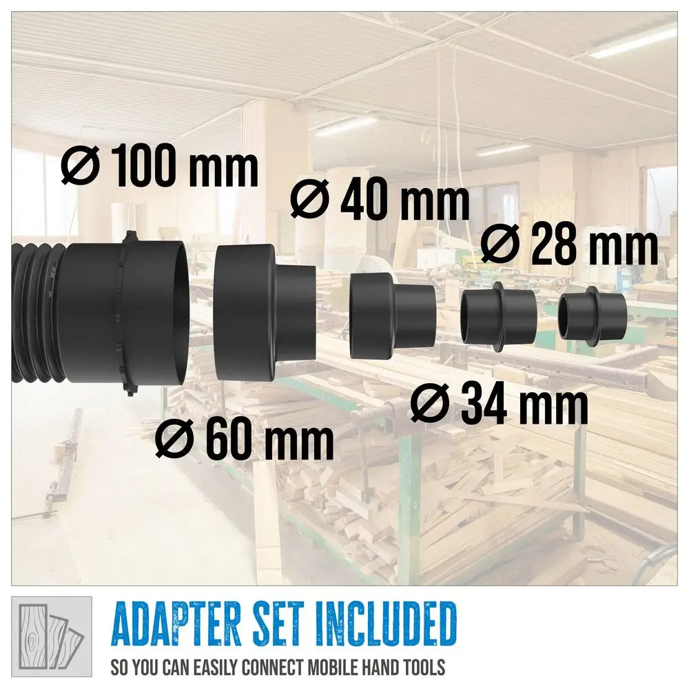 Güde GAA 50 Afzuiginstallatie 100/60/40/34/28mm thumbnail 6