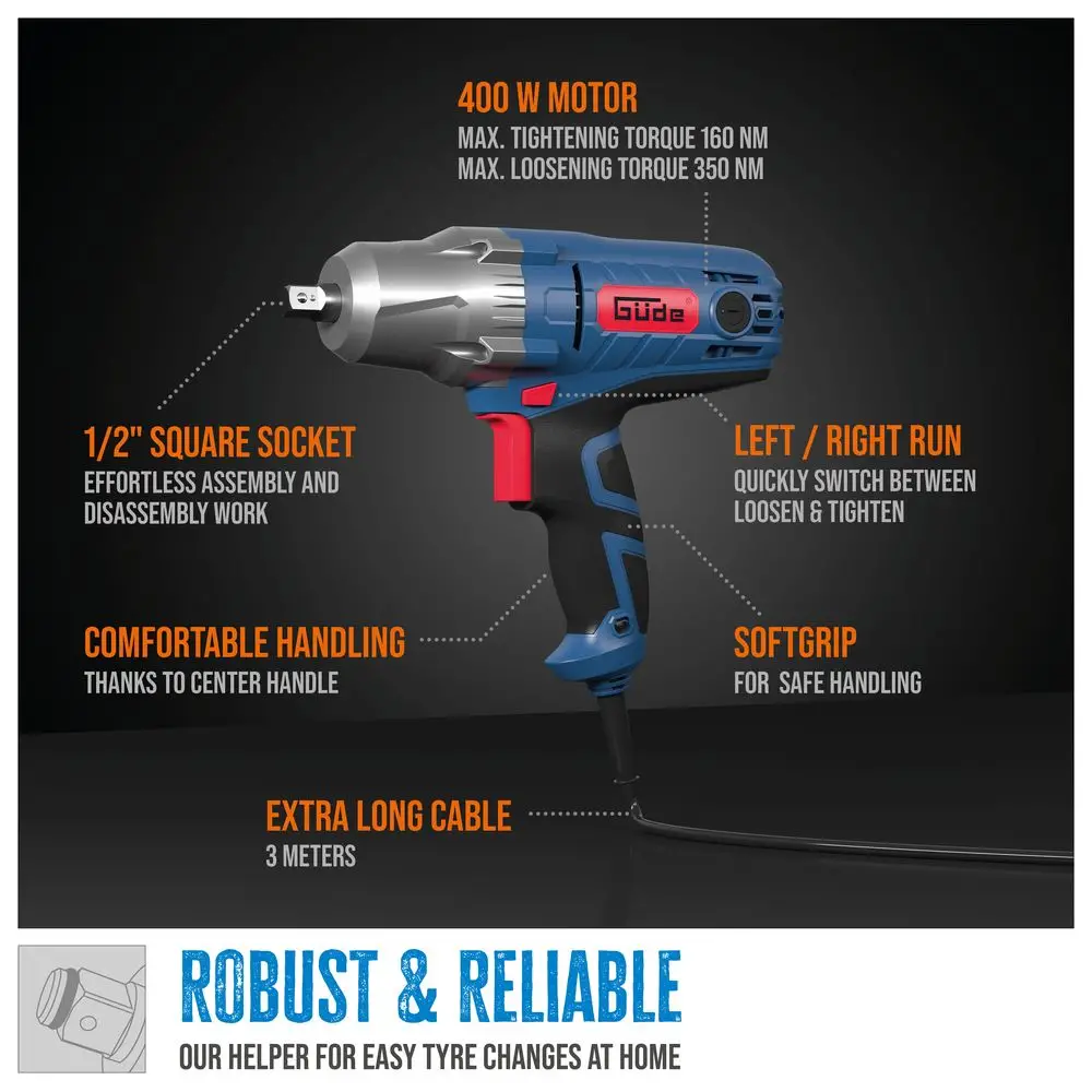 Güde Elektrische Slagmoersleutel ESS 350 thumbnail 3