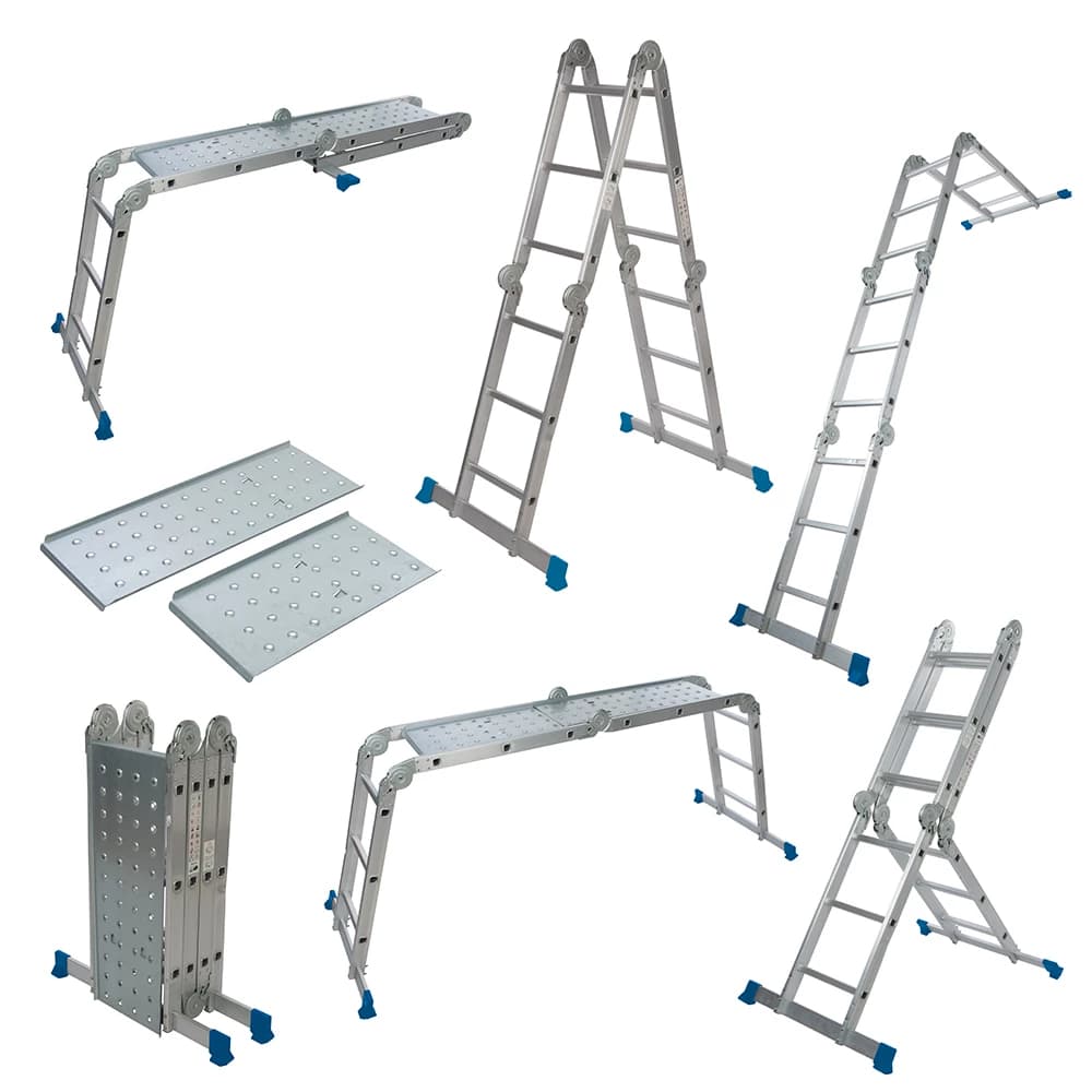 Silverline - Multifunctionele ladder met platform 3,6 M1