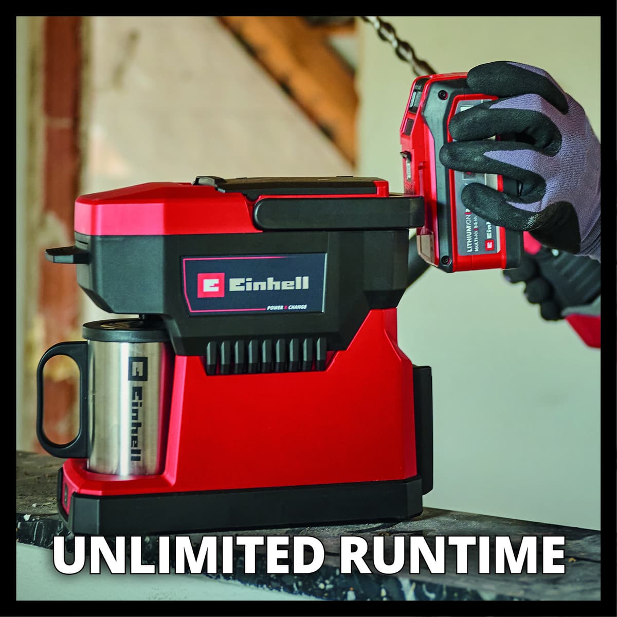 Einhell TE-CF 18 Li Accu koffiezetapparaat thumbnail 10