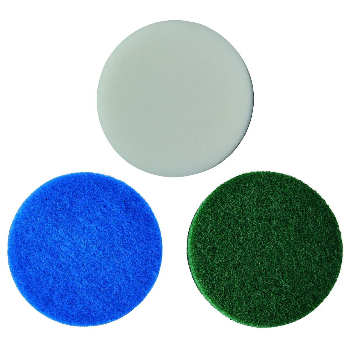Einhell Reinigingspadsset - 6-delig -Ø 100 mm - Dikte: 10 mm - Geschikt voor Picobella 18/90 Li Solo