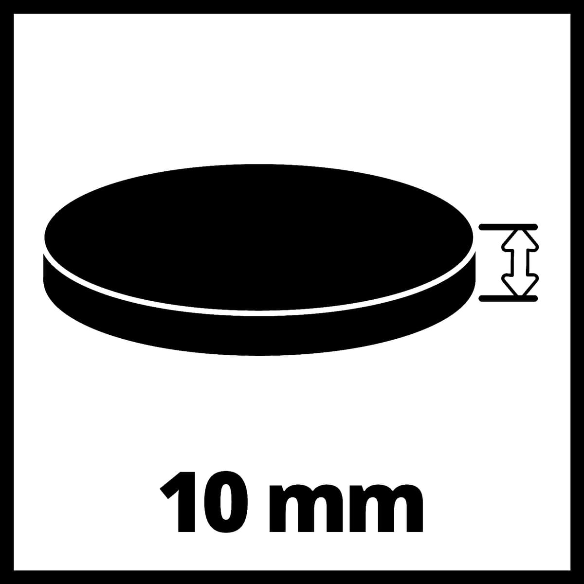 Einhell Reinigingspadsset - 6-delig -Ø 100 mm - Dikte: 10 mm - Geschikt voor Picobella 18/90 Li Solo thumbnail 8