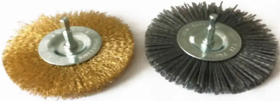 Güde Vervangingsborstels metaal/nylon voor 94317 2 stuks.