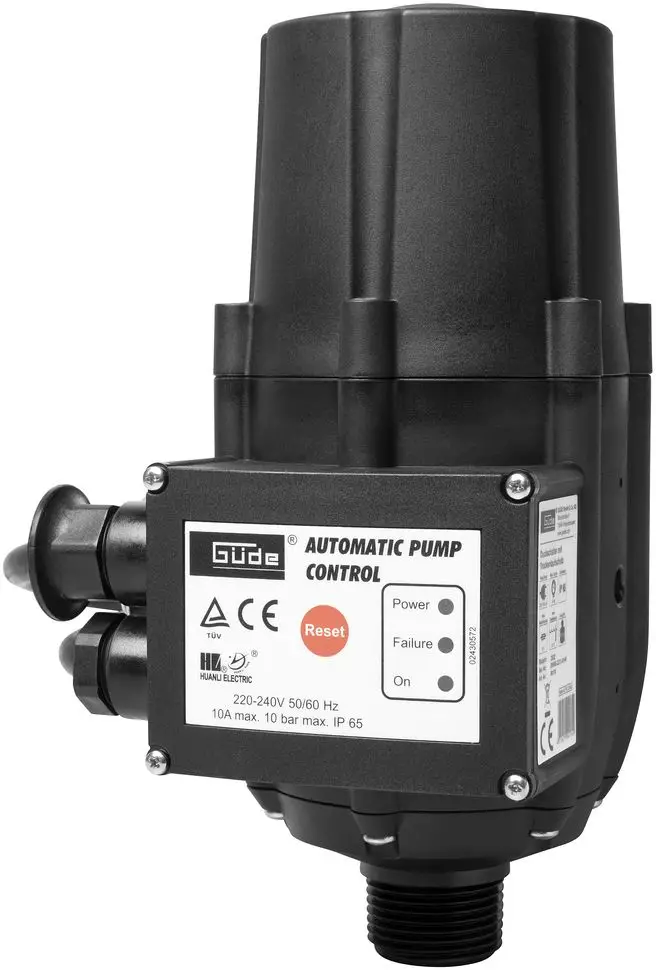 Güde drukschakelaar met droogloopbeveiliging