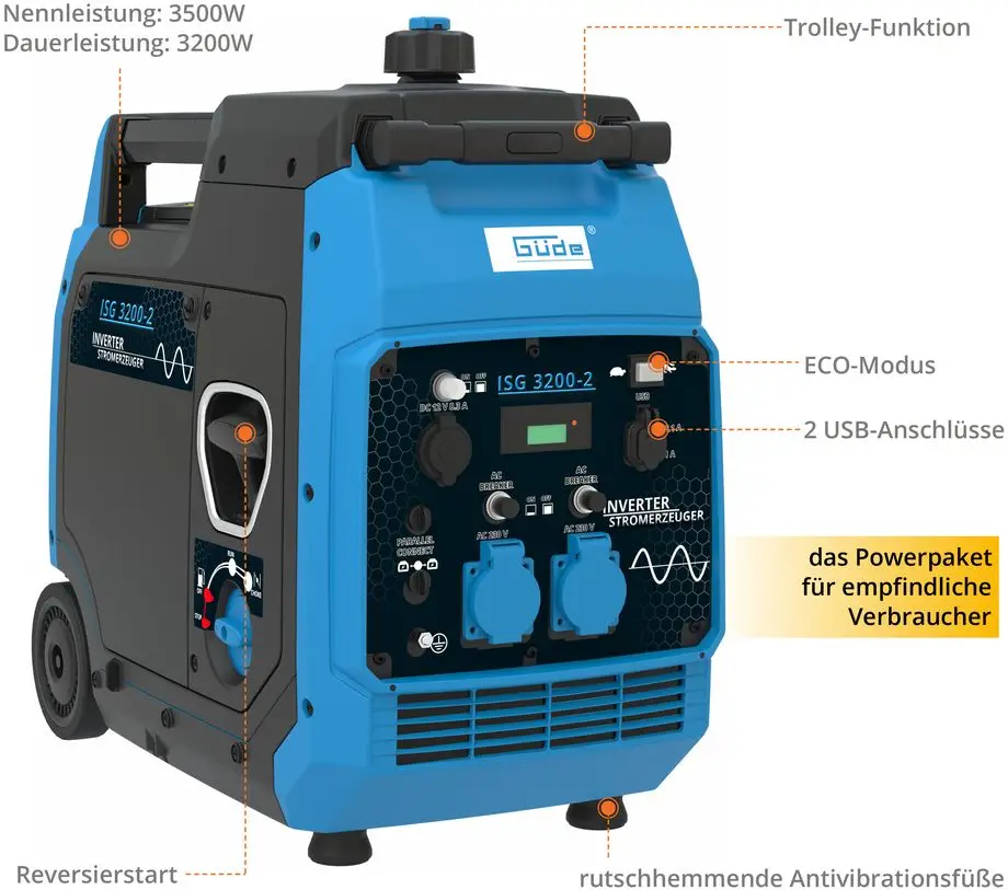 Güde Inverter Generator ISG 3200-2 thumbnail 11