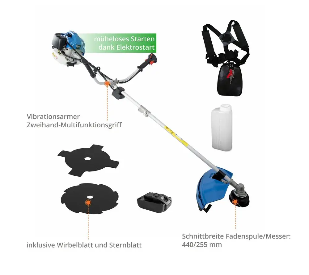 Güde Bosmaaier 52cc GFS 52.3E Elektrische Start thumbnail 3